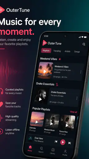 OuterTune Music Player screenshot