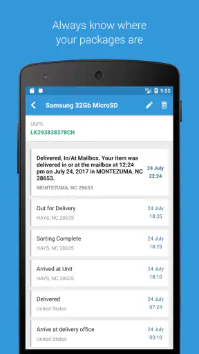Parcels Ricerca Spedizioni SDA screenshot