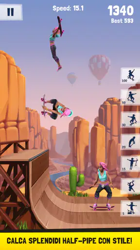 Pattinatore acrobatico screenshot