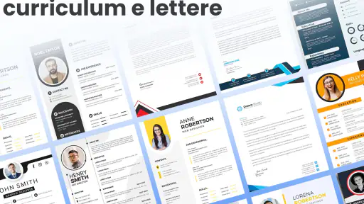 PDF lavoro CV creatore screenshot