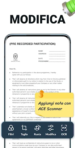 PDF Scanner: Scanner Documenti screenshot