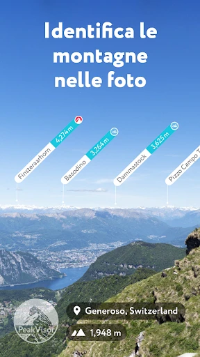 PeakVisor - Mappa 3D & Cime screenshot