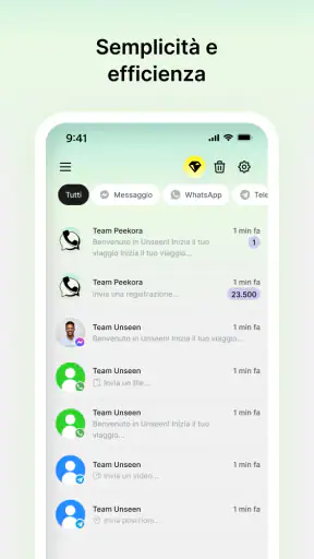 Peekora: ID Chiamante & Blocco screenshot