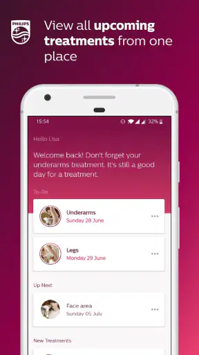 Philips Lumea IPL screenshot