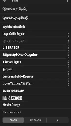 Phonto - Testo su Foto screenshot