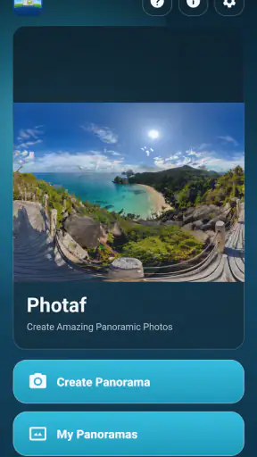 Photaf Panorama Pro screenshot
