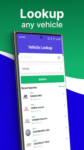 Plate Lookup screenshot