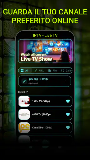 Playlist IPTV - M3U TV Diretta screenshot