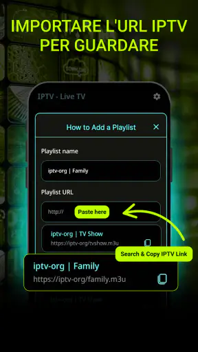 Playlist IPTV - M3U TV Diretta screenshot