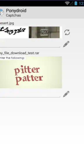 Ponydroid Download Manager screenshot