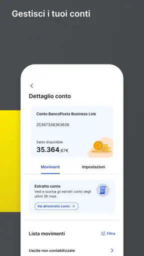 Poste Business screenshot