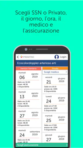Prenoting Poliambulanza screenshot