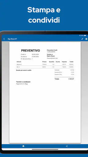 Preventivi facili screenshot