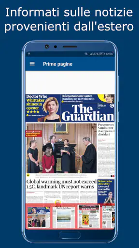 Prime pagine screenshot