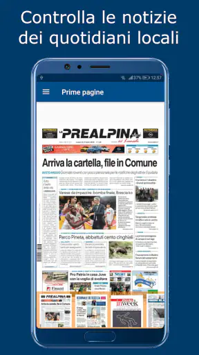 Prime pagine screenshot