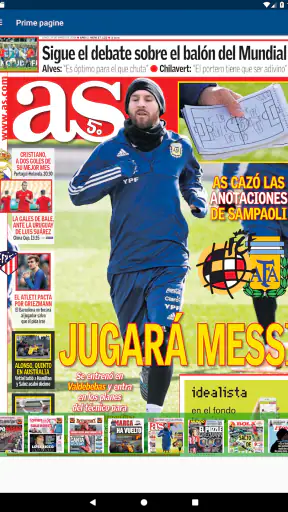 Prime pagine screenshot