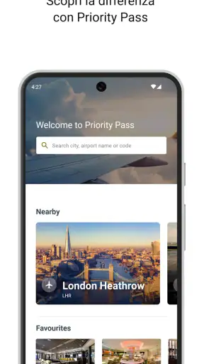 Priority Pass™ screenshot