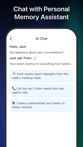 Proactor AI – Transcribe screenshot