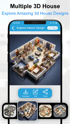 Progettazione della casa in 3D screenshot
