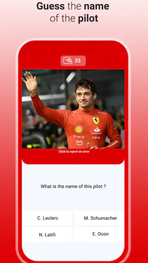 Quiz F1 - Indovina il Pilota screenshot