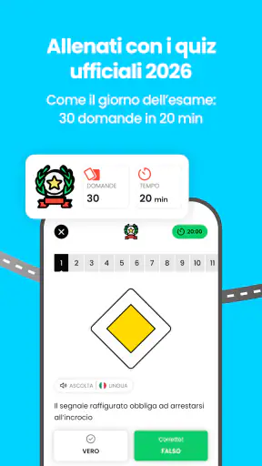 Quiz Patente 2026 Guidoio screenshot