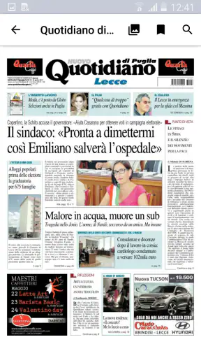 Quotidiano di Puglia screenshot