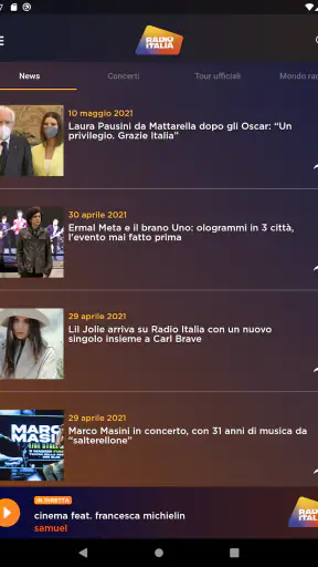 Radio Italia screenshot