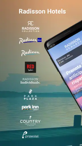 Radisson Hotels, Prenota hotel screenshot