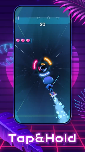 Rainbow Surfer: Duet Color screenshot
