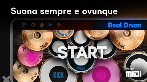 Real Drum batteria elettronica screenshot