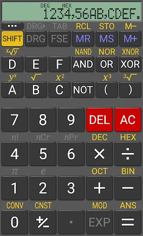 RealCalc Plus screenshot