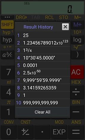 RealCalc Plus screenshot