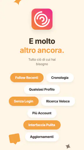 Recent Follow: Ultimi Seguiti screenshot