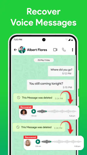 Recover Deleted Messages App screenshot