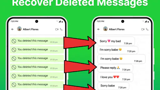 Recover Deleted Messages App screenshot