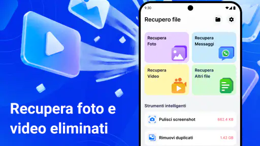 Recupero File: Foto E Video screenshot