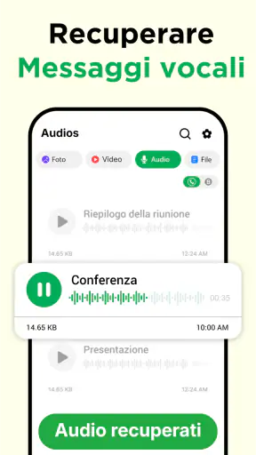 Recupero Messaggi Cancellati screenshot