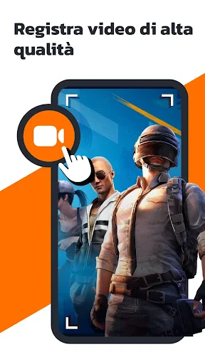 Registra schermo telefono screenshot