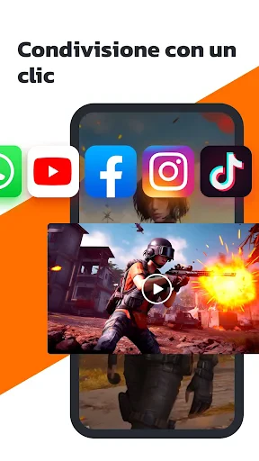 Registra schermo telefono screenshot