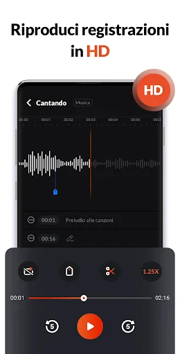 Registratore Vocale & Audio screenshot