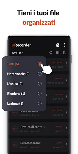 Registratore Vocale & Audio screenshot