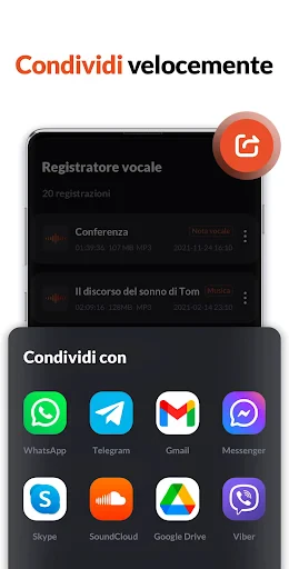 Registratore Vocale & Audio screenshot