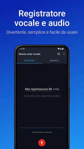 Registratore Vocale Facile screenshot