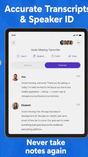 Registratore vocale & Note IA screenshot