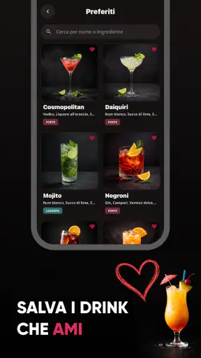 Ricette Cocktail e Drink screenshot