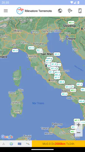 Rilevatore Terremoto screenshot