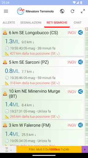 Rilevatore Terremoto PRO screenshot