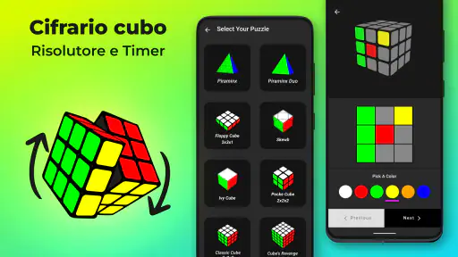 Risolvi Cubo - Cifrario Cubo screenshot