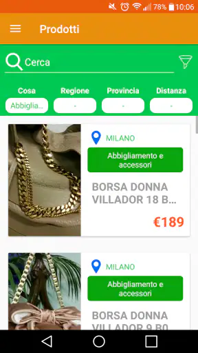 Riù mercatino screenshot