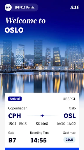SAS – Scandinavian Airlines screenshot